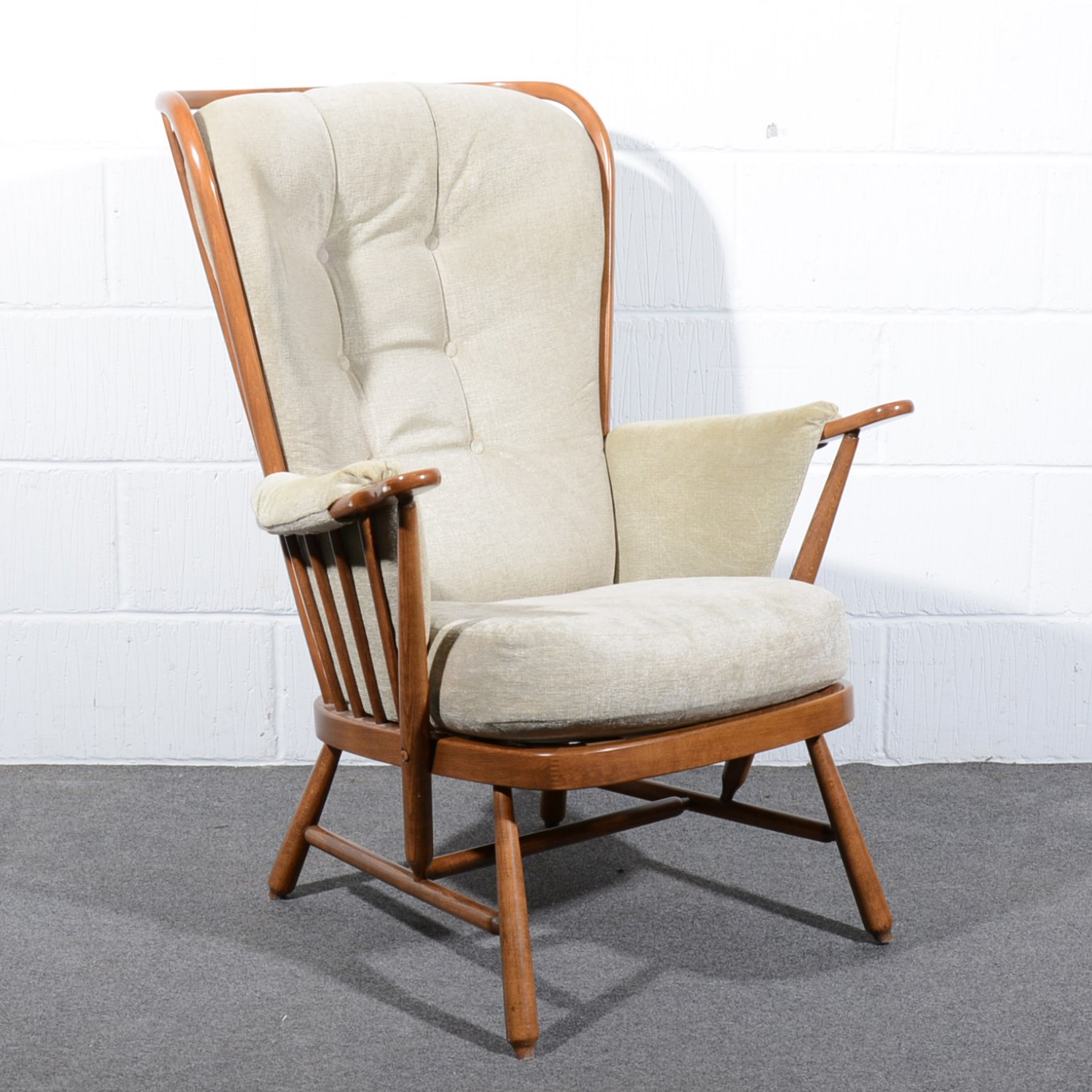 Lot 162 - Ercol, a Tall Back Easy chair, model 478,