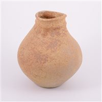 Lot 193 - Chris Carter, a stoneware vase, swollen form...