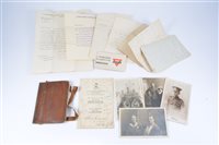 Lot 310A - Corporal G Lee, Leicester Regiment A WWI...