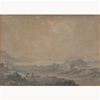 Lot 400 - Attributed to John Varley, Windermere,...