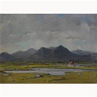 Lot 356 - Frank L. Cramphorn, Connemara, signed, oil on...