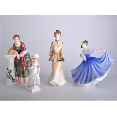 Lot 100 - Seven Royal Doulton figurines, three boxed - ''...