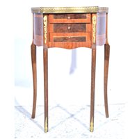 Lot 446 - Reproduction French walnut and burr walnut...