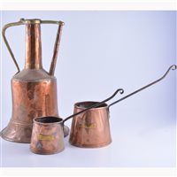 Lot 169 - Large collection of brass copper and metalware.