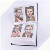 Lot 203 - Album of film star postcards