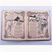 Lot 317A - Leather album and contents of drawings and...