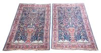 Lot 317 - Pair of Tabriz pattern rugs, designed with...