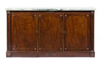 Lot 289 - Regency mahogany cabinet sideboard,...