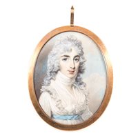 Lot 43 - Manner of Andrew Plimer ''Susannah Anthony'',...