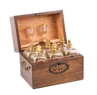 Lot 30 - George III inlaid mahogany decanter box,...