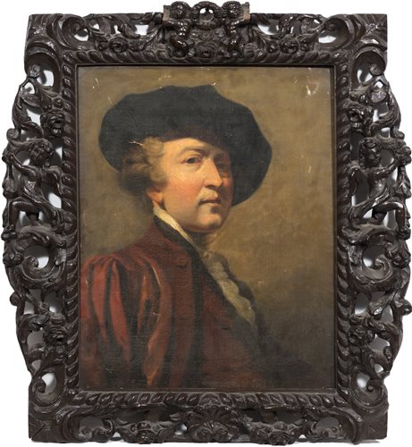 Lot 149 - After Sir Joshua Reynolds, Self portrait, head...