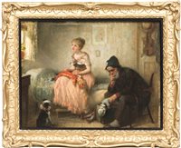 Lot 153 - Alberto Ludovici, 'The Puppeteers',...