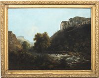 Lot 184 - Ascribed to William Sadler, River landscape,...
