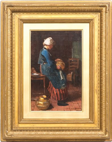 Lot 201 - Carlton Alfred Smith, Polishing the brass,...