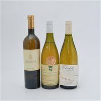 Lot 101 - Assorted white tables wines including:...