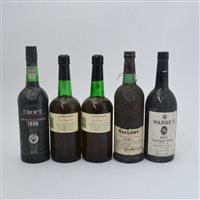 Lot 127 - Assorted Ports, including: Royal Opoto, 1980...