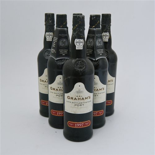 Lot 128 - Graham's, Late Bottled Vintage Port, 1997 (6...
