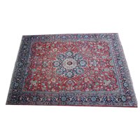 Lot 338 - Tabriz pattern carpet, central medallion on a...