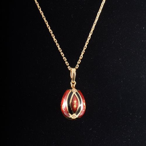 Lot 1 - Faberge - A limited edition egg pendant,...