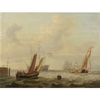 Lot 274 - Follower of Cornelis van der Velde, Shipping...