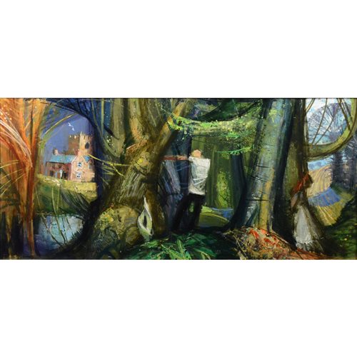 Lot 514 - Christopher Fiddes, Trysting Place, 1997, oil...