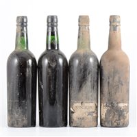 Lot 235 - Cockburn's, 1963 vintage port, 4 bottles,...