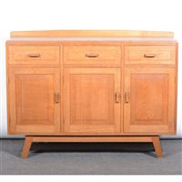 Lot 442 - Keswick School, an oak sideboard, Arts &...