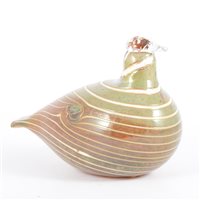 Lot 453 - Oiva Toikka for Iittala, a studio glass bird,...