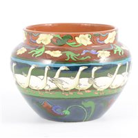 Lot 378 - Frederick Rhead for Foley, an Intarsio Ware...