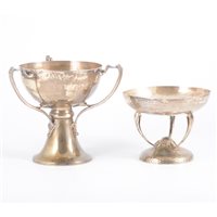 Lot 409 - An Art Nouveau silver loving cup, by Alexander...