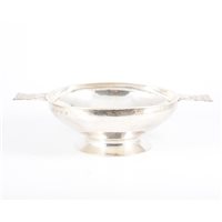 Lot 411 - An Arts and Crafts silver bowl, by A. E. Jones,...