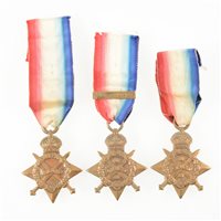 Lot 356 - Three World War 1 Medals, 34641 Gnr. H Steer...