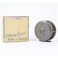 Lot 89 - Hardy Brothers, a 'Uniqua' 3 3/4" fly fishing...