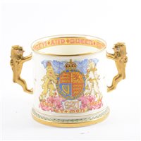 Lot 50 - Paragon commemorative Loving Cup, Coronation...