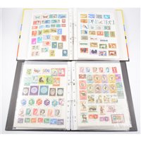 Lot 152 - Three ring binder albums of World Stamps.