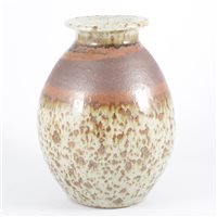Lot 8 - Barbara Cass, a stoneware studio pottery vase,...