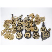 Lot 145 - Collection of horse brasses.