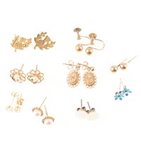 Lot 286 - A collection of earrings for pierced ears,...