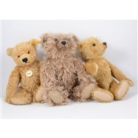 Lot 166 - Three Steiff teddy bears, including Classic...