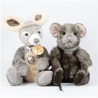 Lot 176 - Two Charlie Bear animals, to include Templeton...