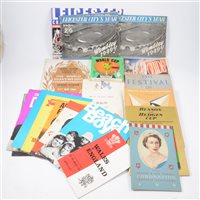 Lot 103 - Collection of Programmes, including music...