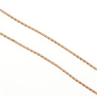 Lot 295 - A 9 carat yellow gold fancy snake link chain...