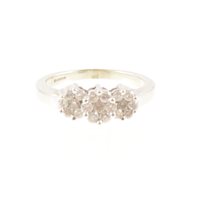 Lot 196 - A diamond cluster ring, nineteen brilliant cut...