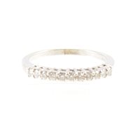 Lot 238 - A diamond half eternity ring, eleven brilliant...