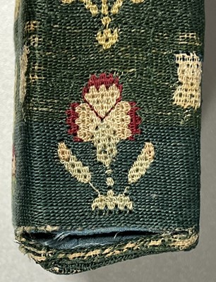 Lot 152 - A needlework book cover, probably second half 17th Century