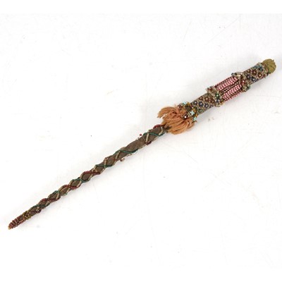 Lot 151 - A beadwork pointer, probably 17th Century