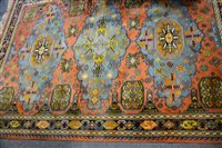 Lot 446 - Persian style woollen carpet