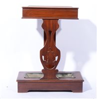 Lot 437 - Victorian mahogany display table