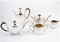 Lot 164 - Various silver plated teasets and hollow ware