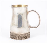 Lot 393 - Silver Tankard, Christopher Nigel Lawrence, ...